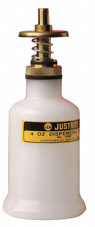 Dispensing Bottle 4 oz White Poly