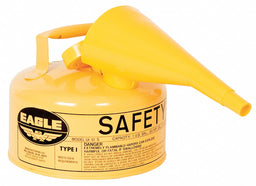 Type I Safety Can 1 gal Yellow 10In