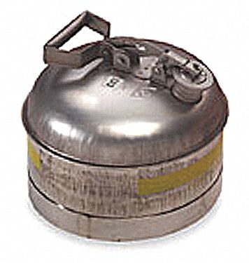 Type I Safety Can 2.5 gal Silver