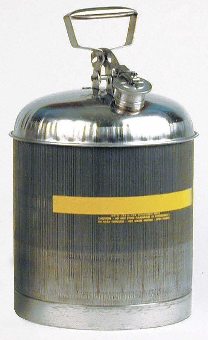 Type I Safety Can 5 gal Slvr 15-7/8In H