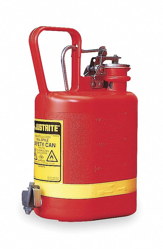 Type I Faucet Safety Can 1 gal Red
