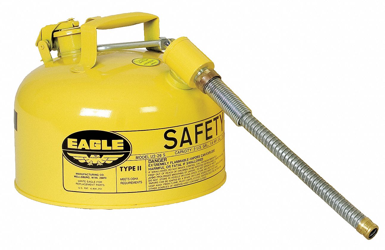 Type II Safety Can Yellow 9-1/2 in H