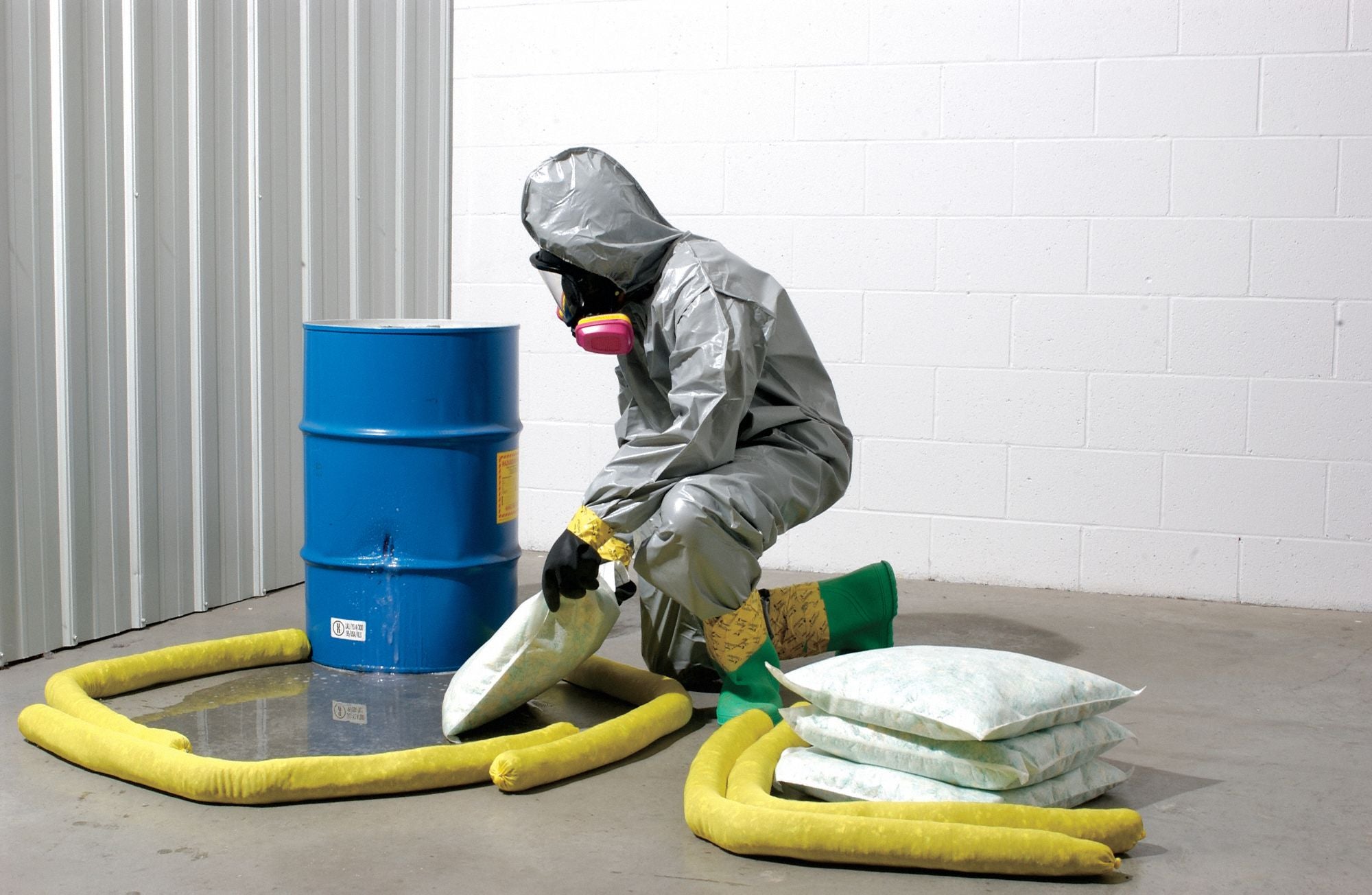 Absorb Sock Chem/Hazmat 4ft L PK40