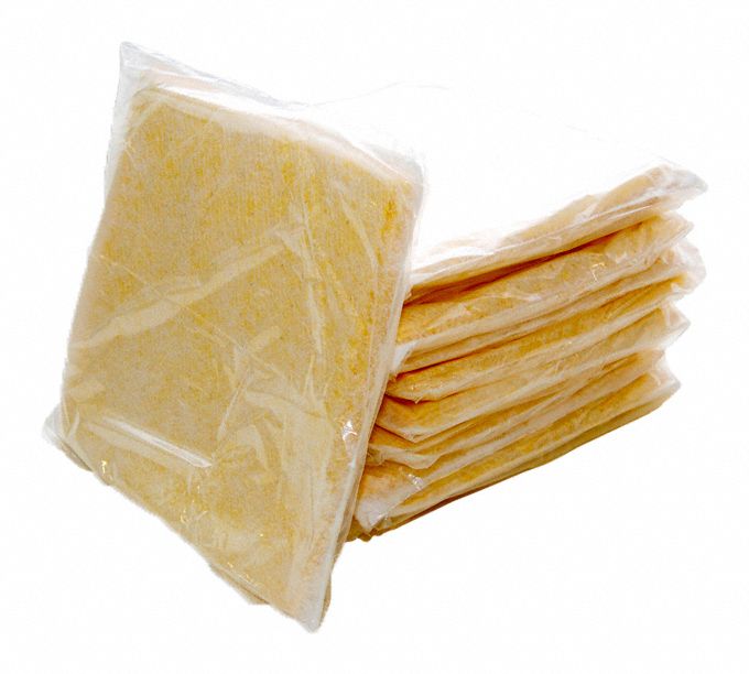 Absorbent Pad Chem/Hazmat Yellow PK50