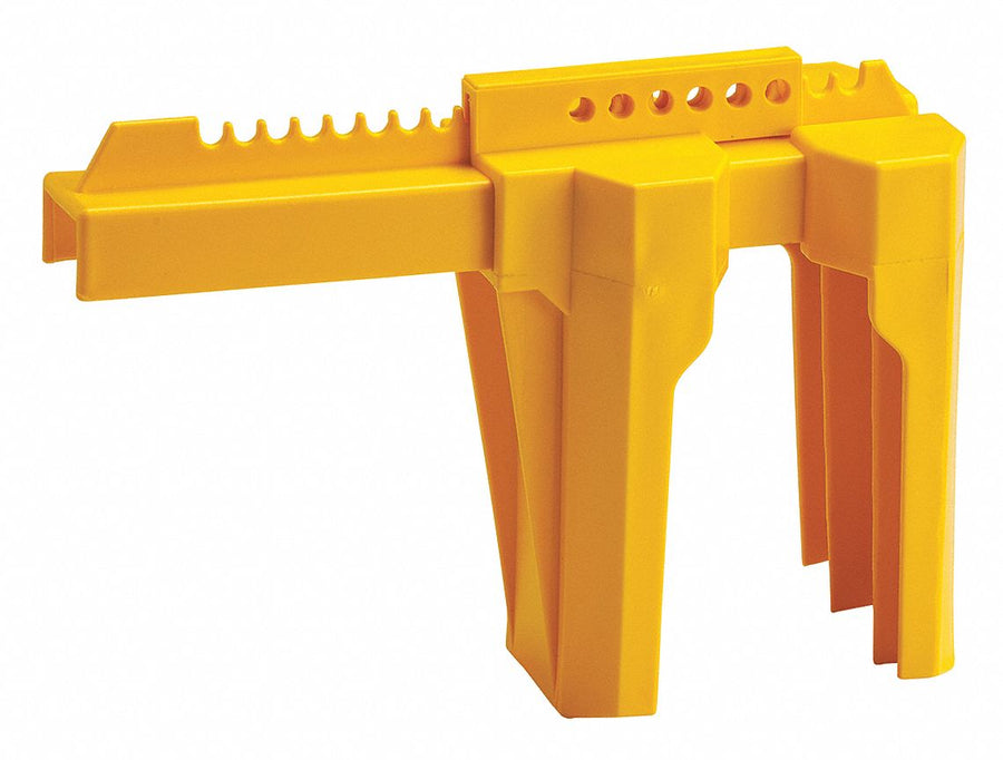 Ball Valve Lockout Yellow 2 to 8 In.