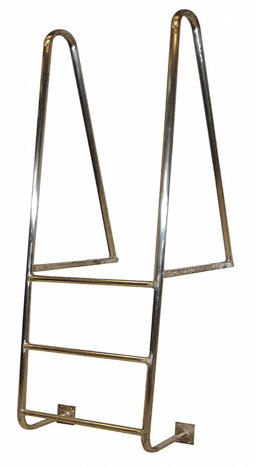 Walk-Thru Dock Ladder 3 Steps 72 In