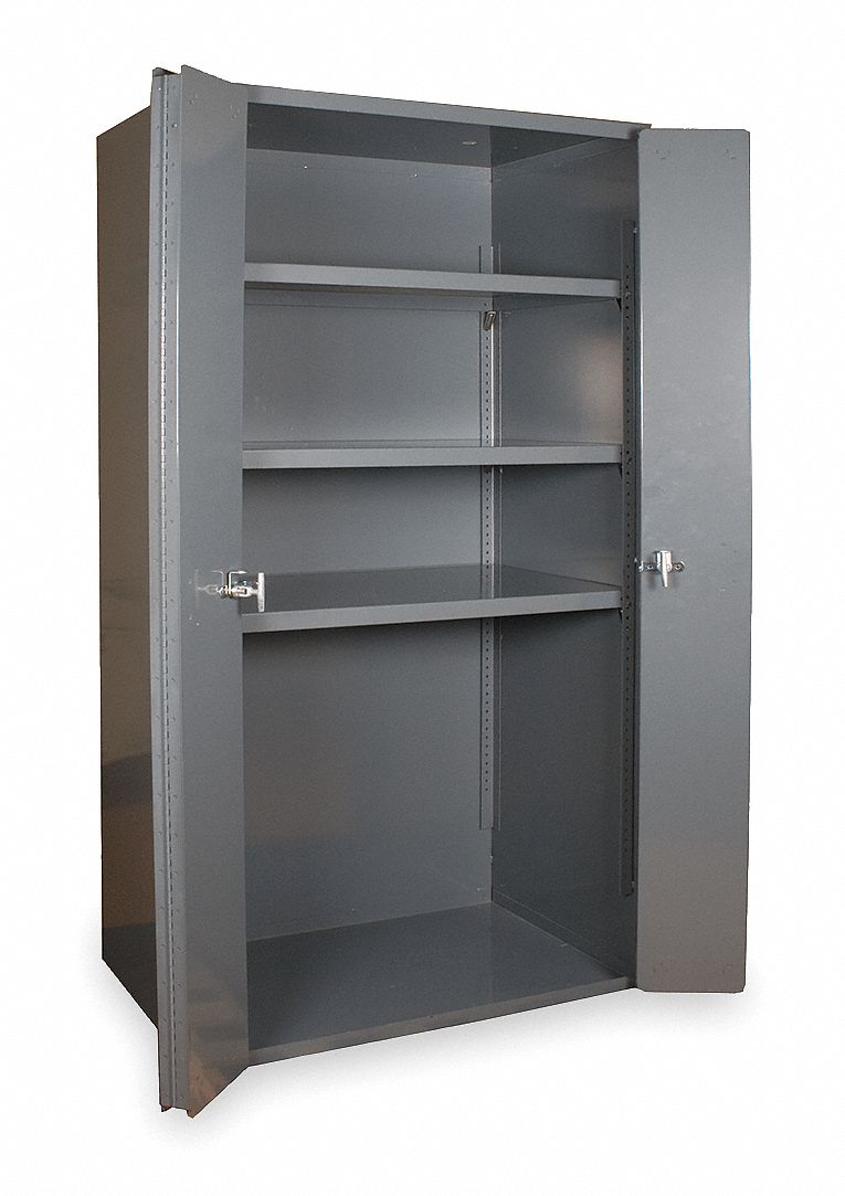 Storage Cabinet 72 x36 x18 Gray 3Shlv