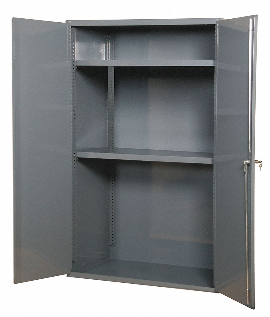 Storage Cabinet 42 x36 x24 Gray 2Shlv