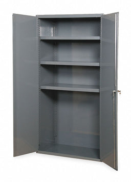 Storage Cabinet 72 x48 x24 Gray 3Shlv