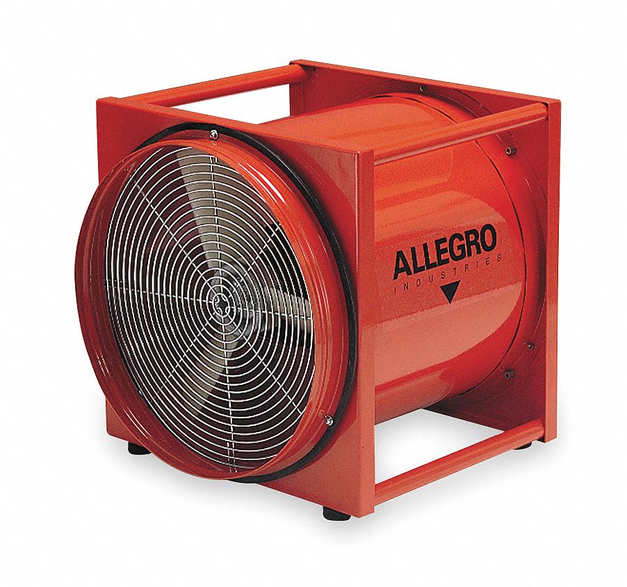 Confined Space Fan Orange 18 W
