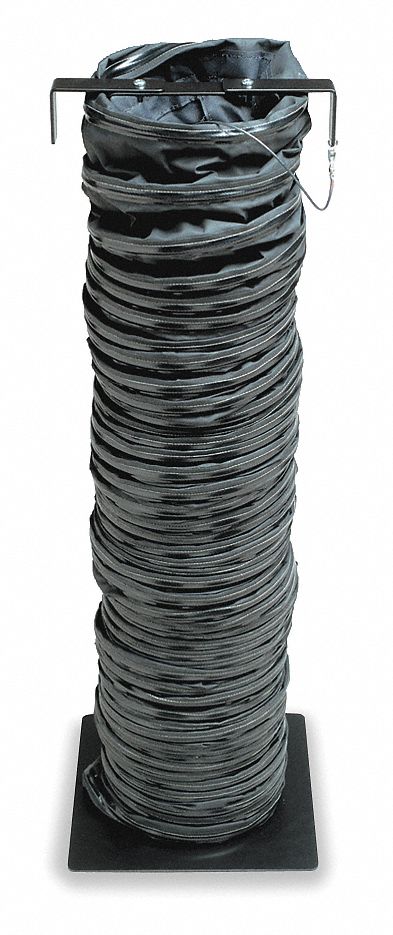 Statically Conductive Duct 15 ft Black