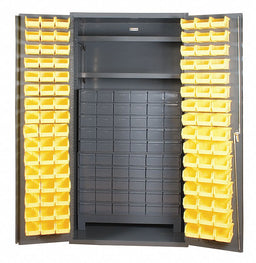 K4938 Bin Cabinet Gray 72 x36 x24 156YllwBns