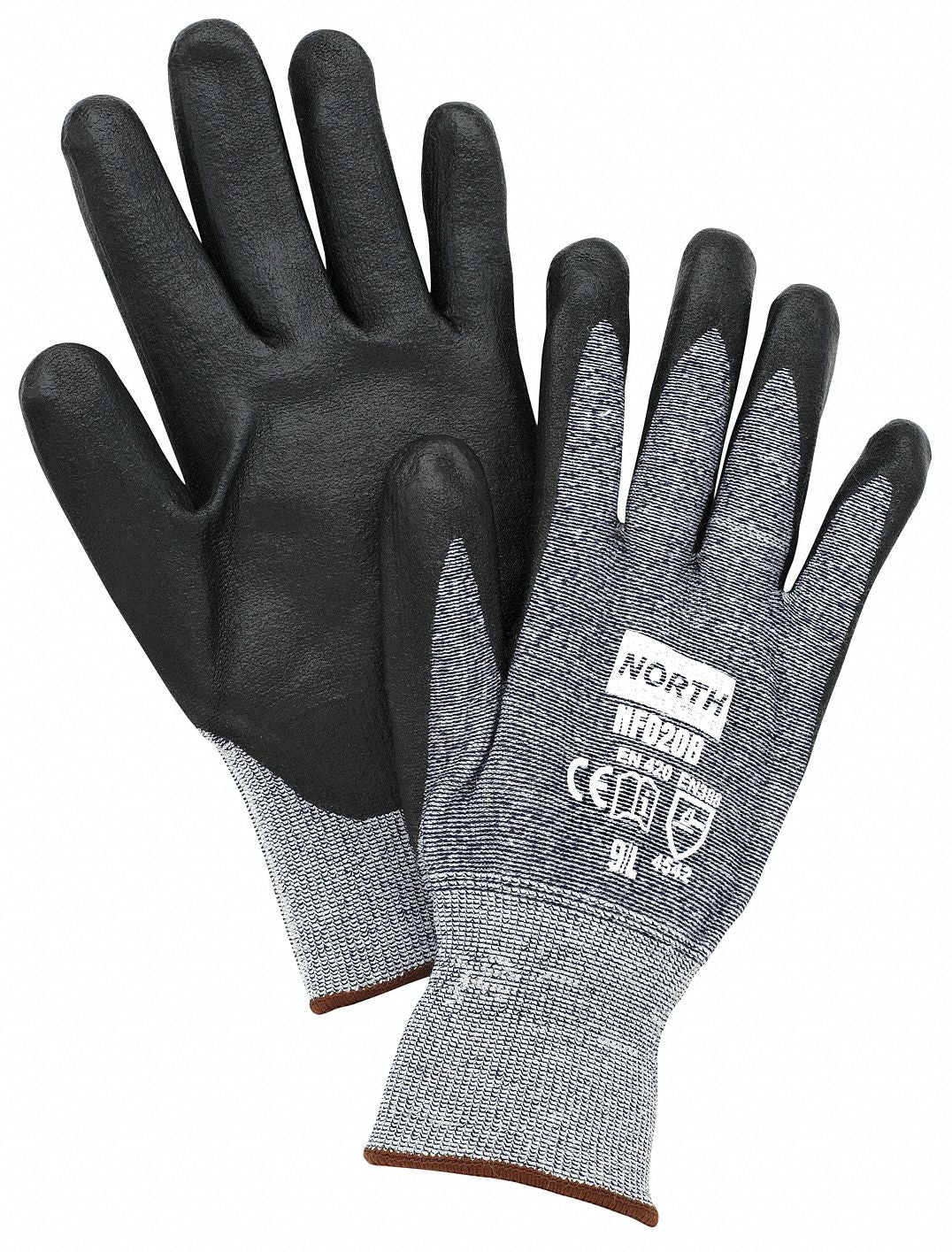 Cut Resistant Gloves Gray/Black 2XL PR