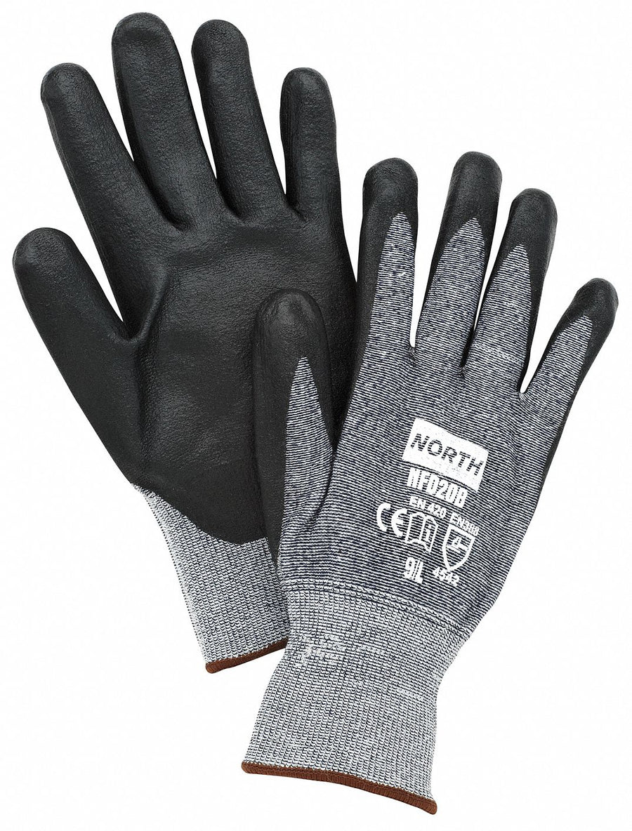 Cut Resistant Gloves Gray/Black L PR