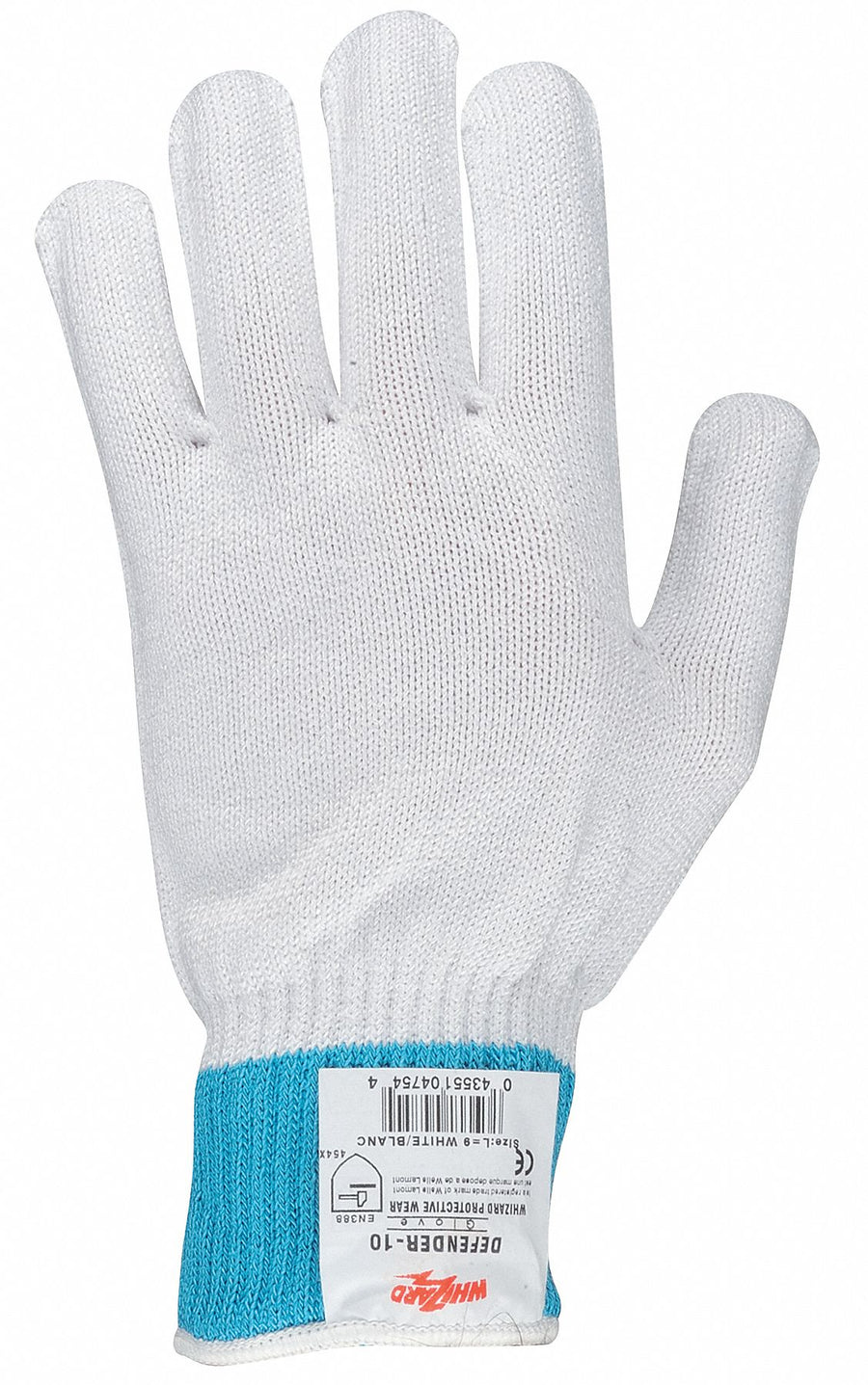 Cut Resistant Glove White Reversible M