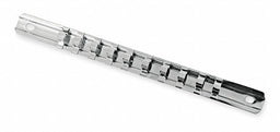 Socket Rail Silver Steel 9 in 1PK