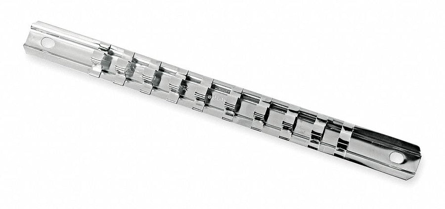 Socket Rail Silver Steel 9 in 1PK