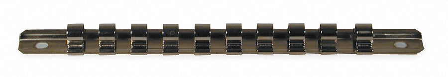 Socket Rail Silver Steel 17 in 1PK