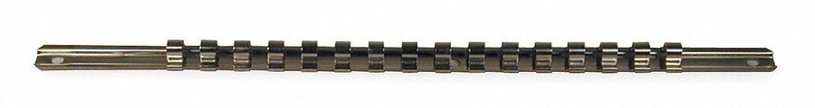 Socket Rail Silver Steel 17 in 1PK