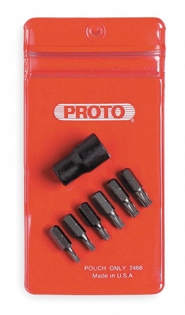 DriverBitSet 7pcs Steel Shank 3/8