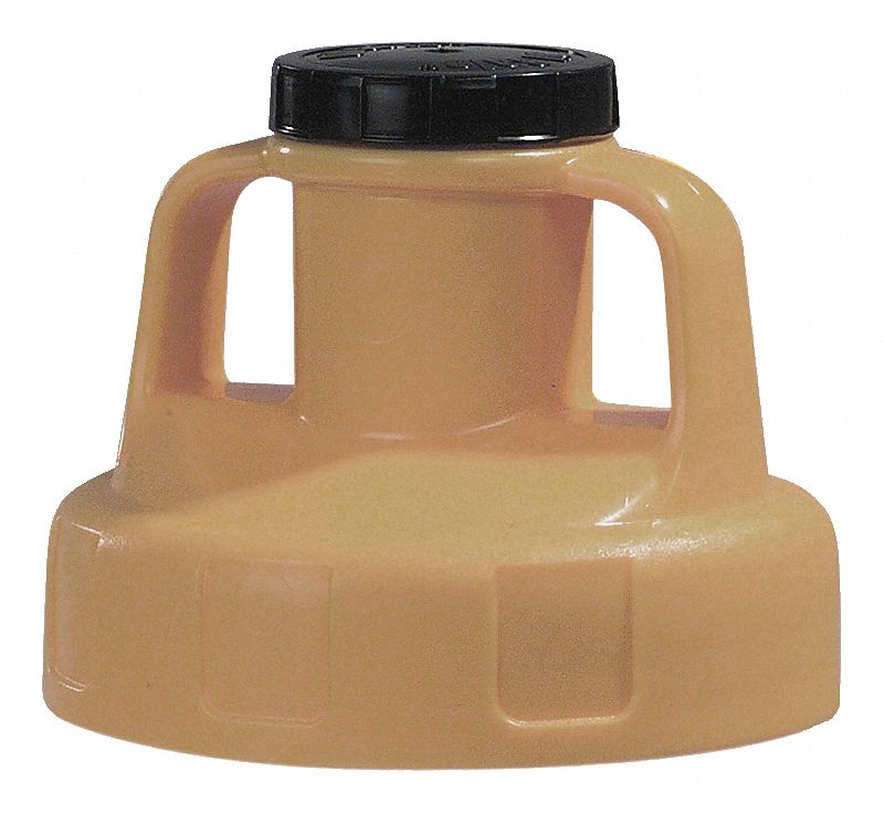 G3512 Utility Lid Tan Plastic 4 3/4 in H