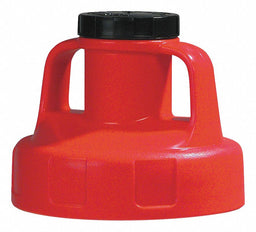 G3512 Utility Lid Red Plastic 4 3/4 in H