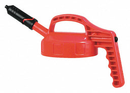 G3514 Mini Spout Lid Red Plastic 7 1/2 in H