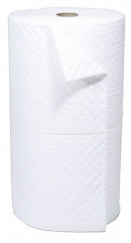 Absorbent Roll Oil-Based Liquids White