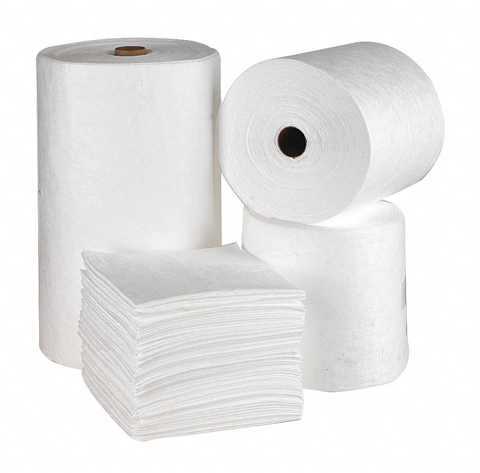 Absorb Roll Oil-Based Liquids White PK2
