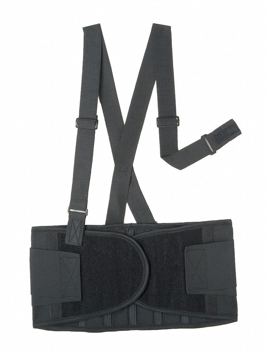 Back Support Black Elastic XL