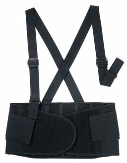 Back Support Black Elastic L