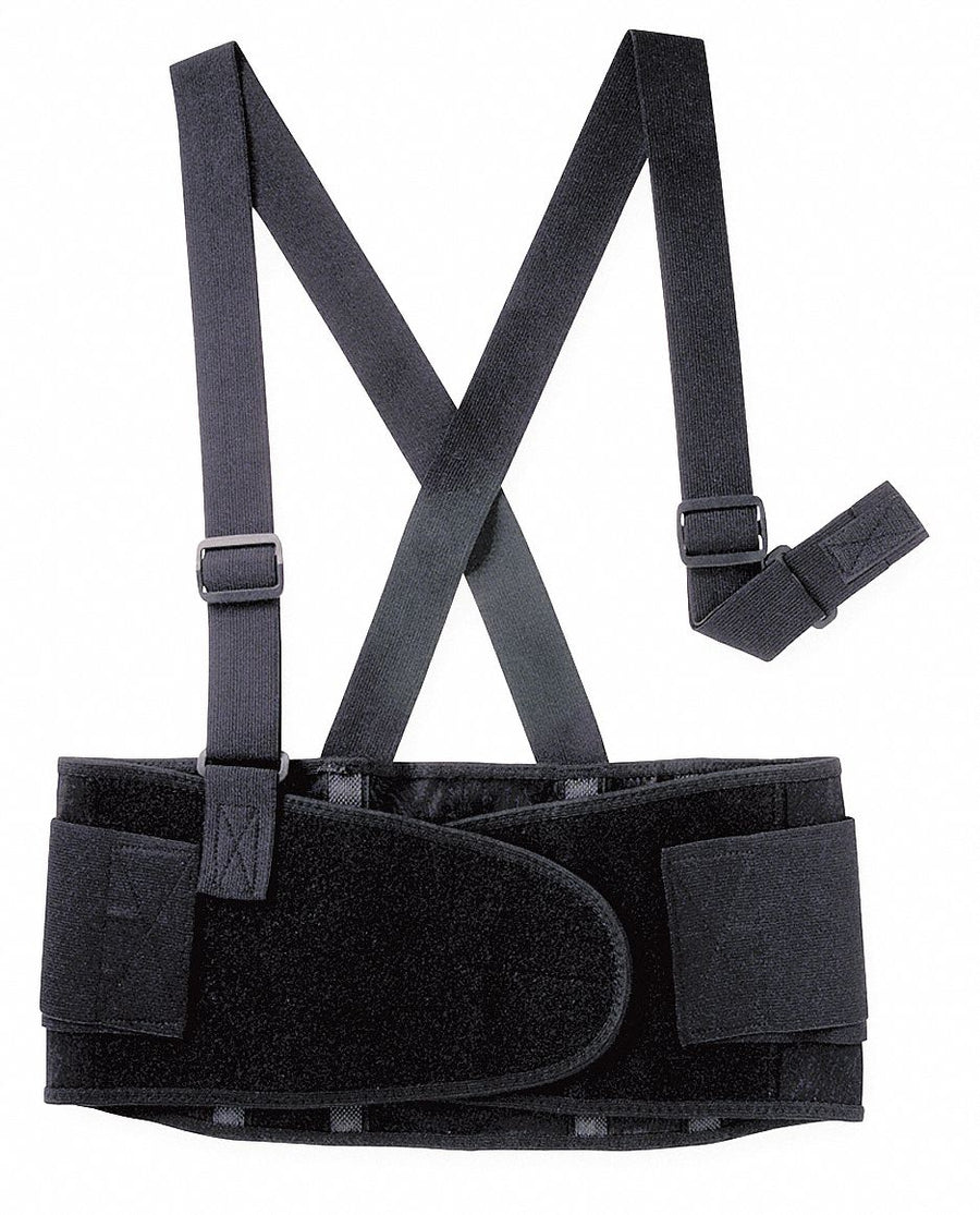 D0718 Back Support w/Stay Black Polyester M