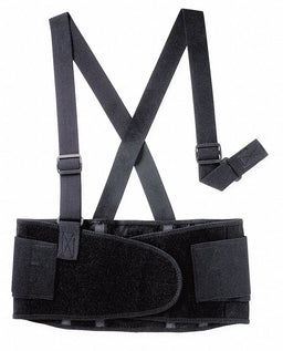 D0718 Back Support w/Stay Black Polyester S