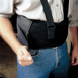 Back Support Black Elastic 2XL