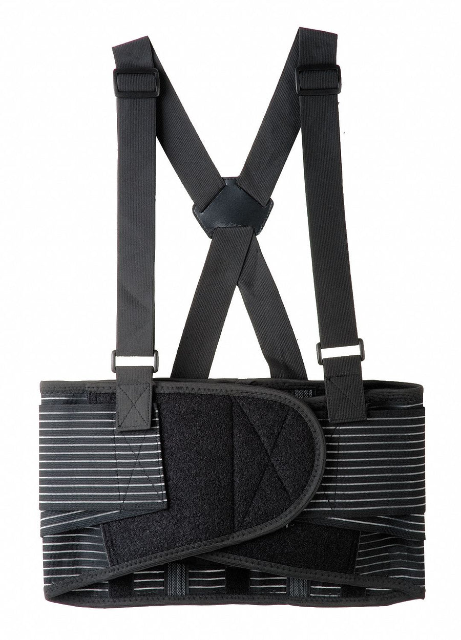 Back Support Black Elastic L