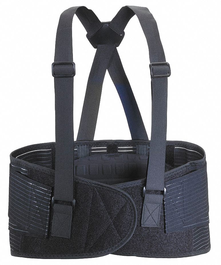 Back Support Black Elastic S