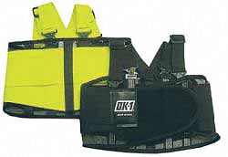 Back Support Black Elastic Mesh 3XL