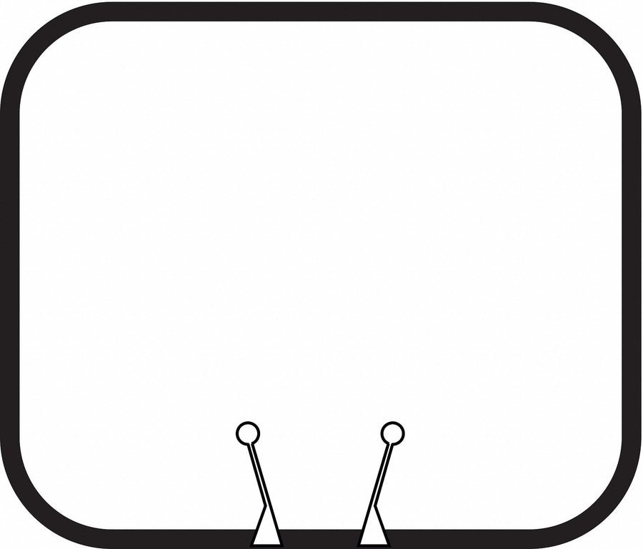 Traffic Cone Sign White Blank