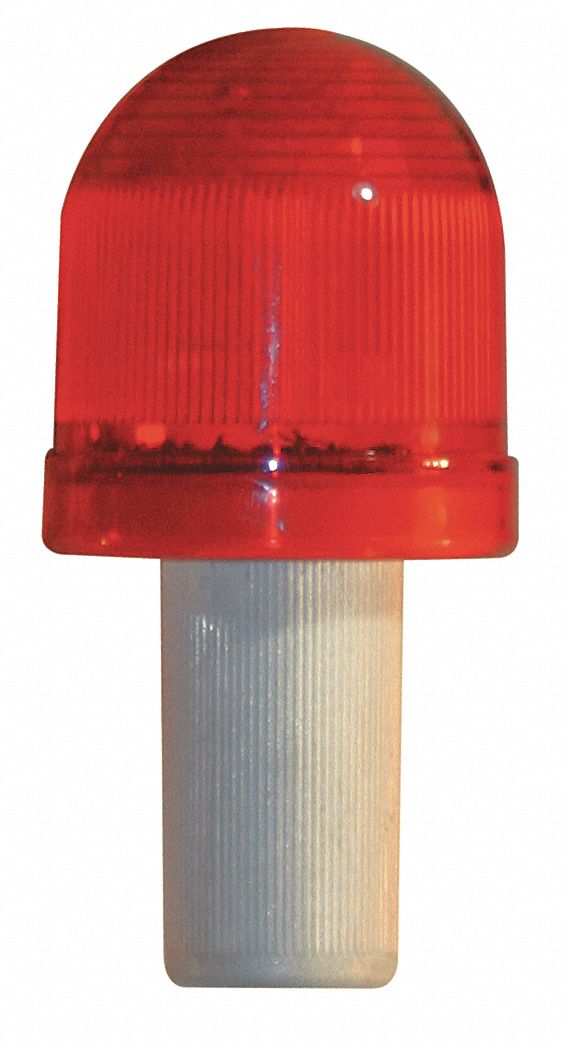 Safety Cone LED Flashing Red Plastic