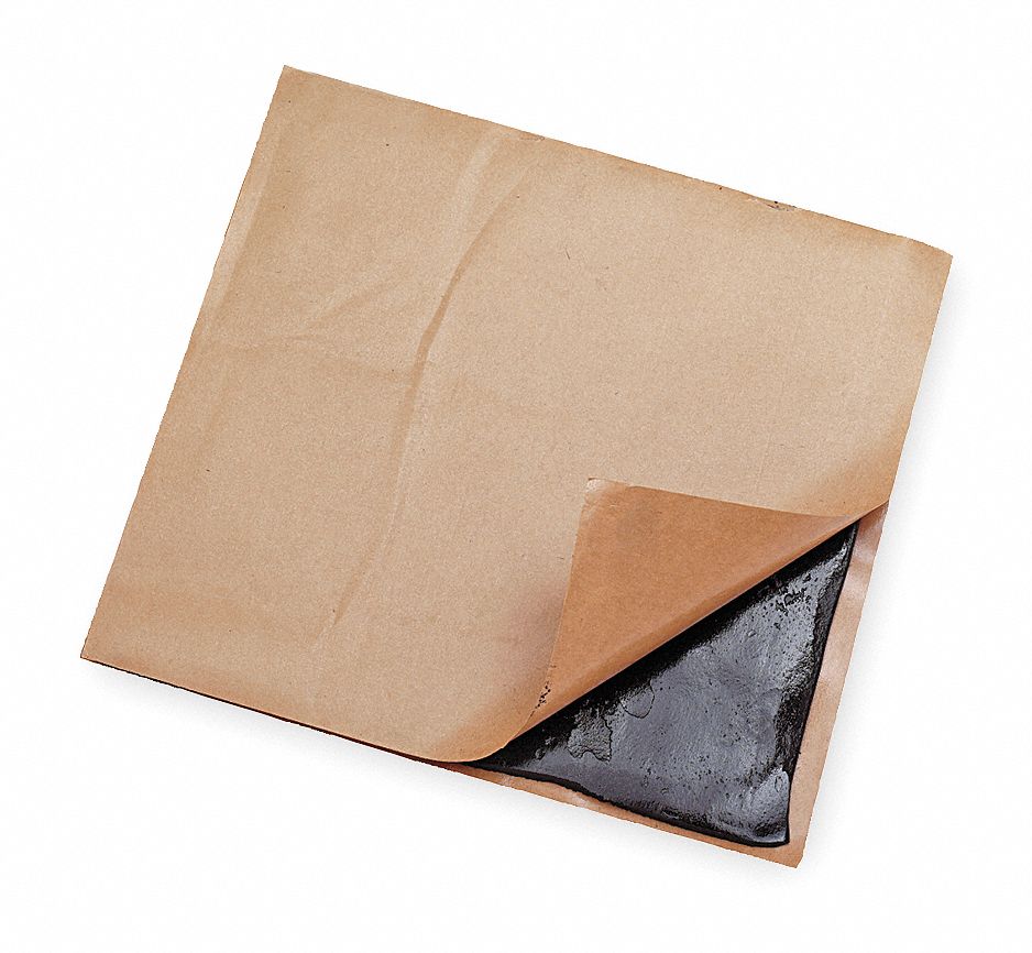 Adhesive Pads Black 8 In L