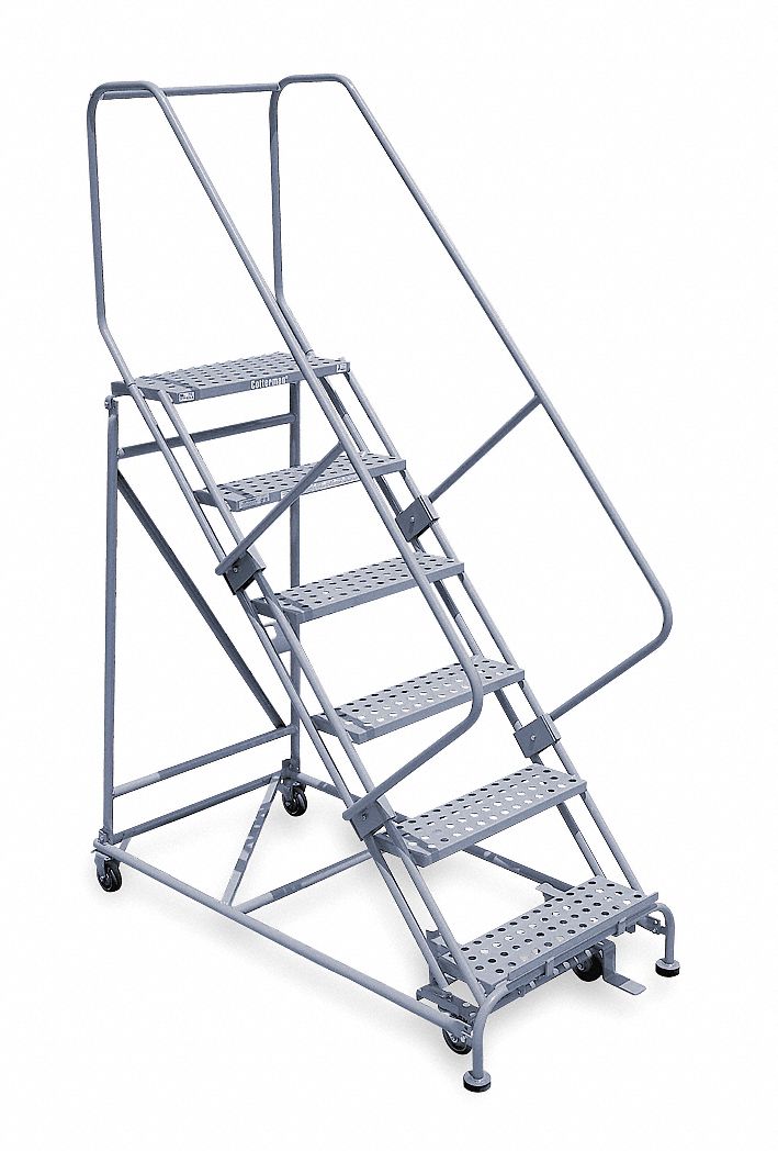 Rolling Ladder Hndrl Platfm 60 In H