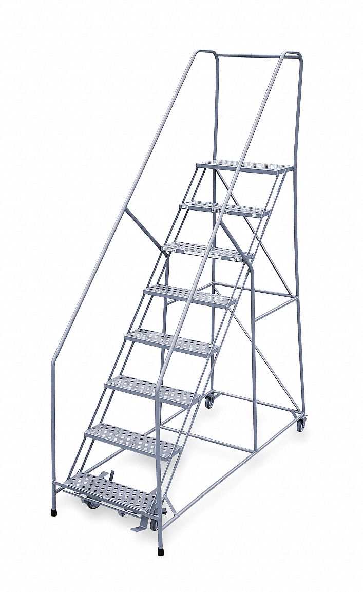 Rolling Ldr Welded Hndrl Platfm 80In H