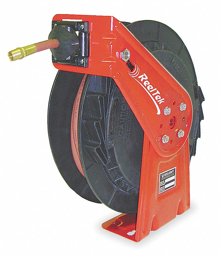 Spring Return Hose Reel 1/4 MNPT 35 ft