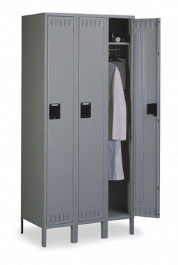 E1574 Wrdrb Lckr 1x3Lckr Gray 78 x45 x18 Assm
