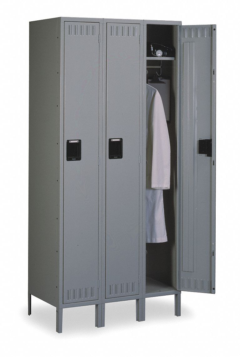 F0416 Lckr 1x3Lckr Gray 78 x36 x18 UnAssm