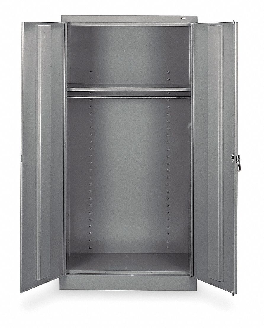 Storage Cabinet 72 x36 x18 MdGry 1Shlv