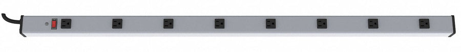 Outlet Strip 8 Outlet 15A 48 L Gry