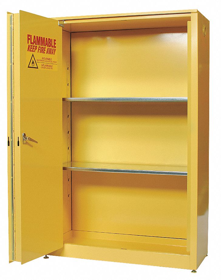 Flammable Safety Cabinet 45 gal Yellow