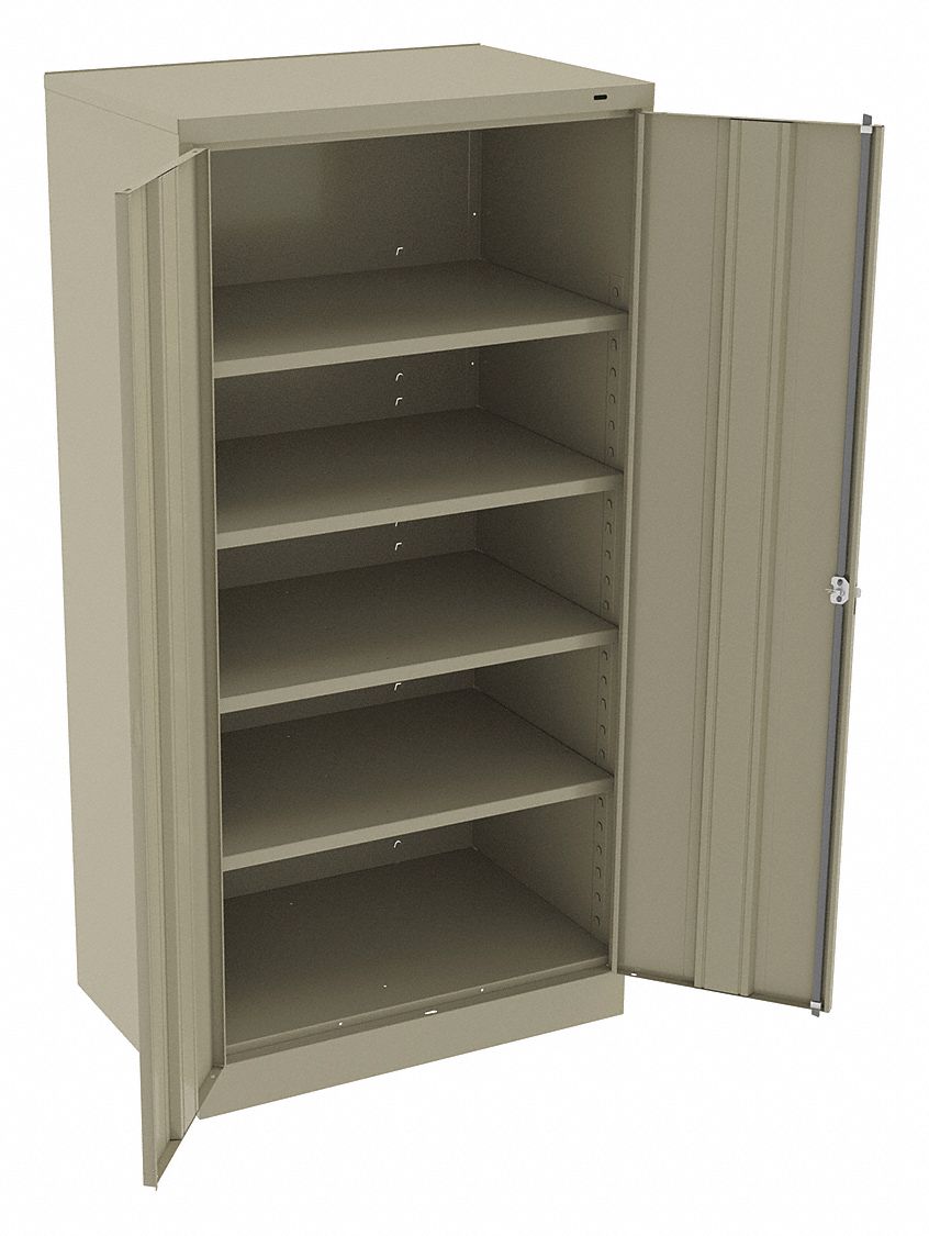 Storage Cabinet 72 x36 x24 Sand 4Shlv