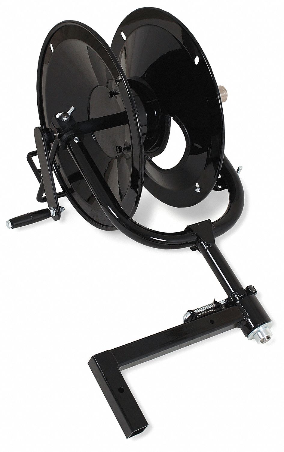Hand Crank Hose Reel 150 ft 1 ID Blck